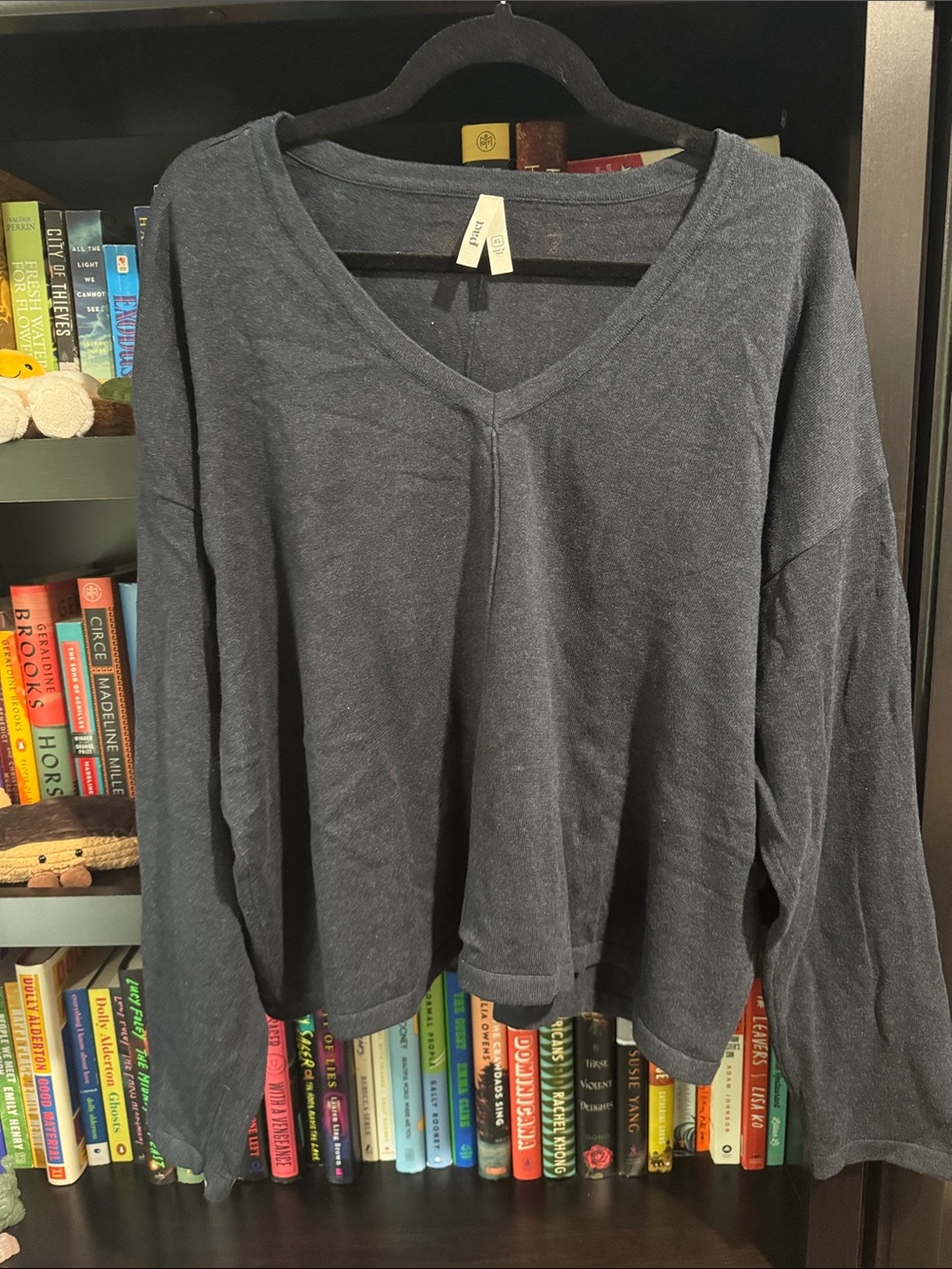 Pact Women's Classic Fine Knit Relaxed Sweater